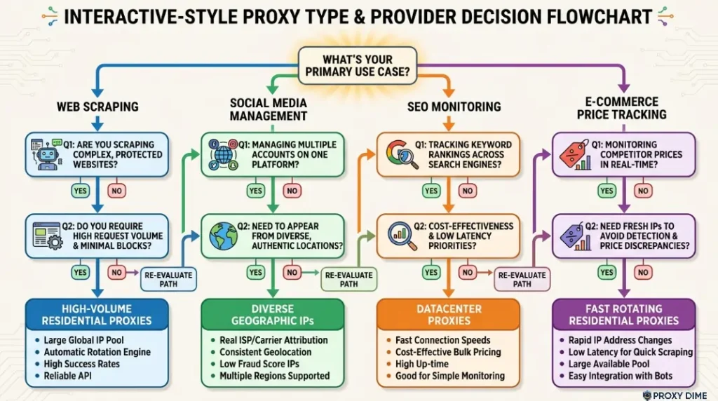 Proxy Provider Decision Flowchart