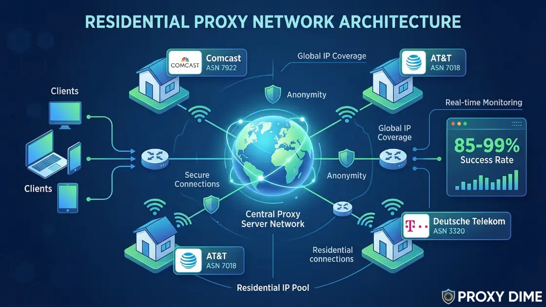 Residential Proxy Network
