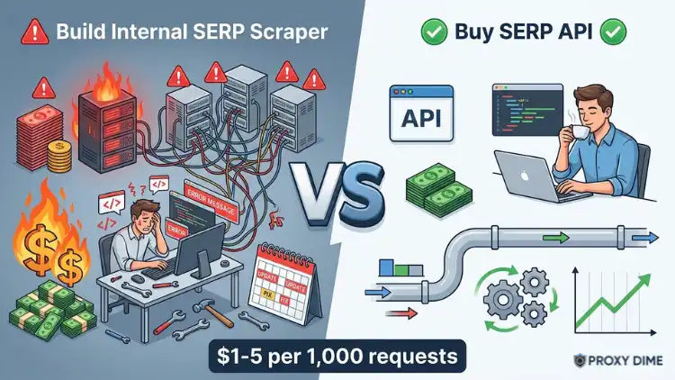Economics of Buying vs Building SERP Scrapers