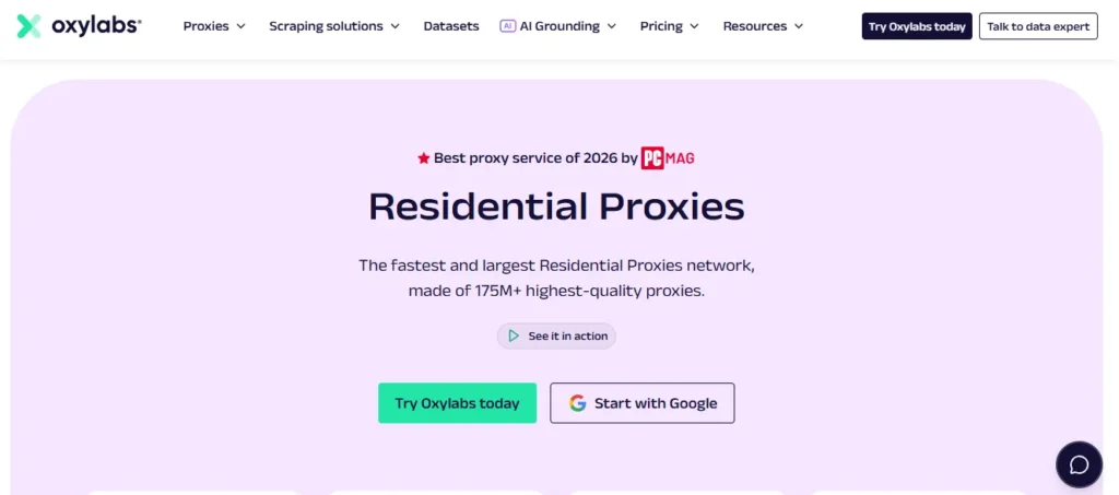 Oxylabs Residential Proxies IP Pool